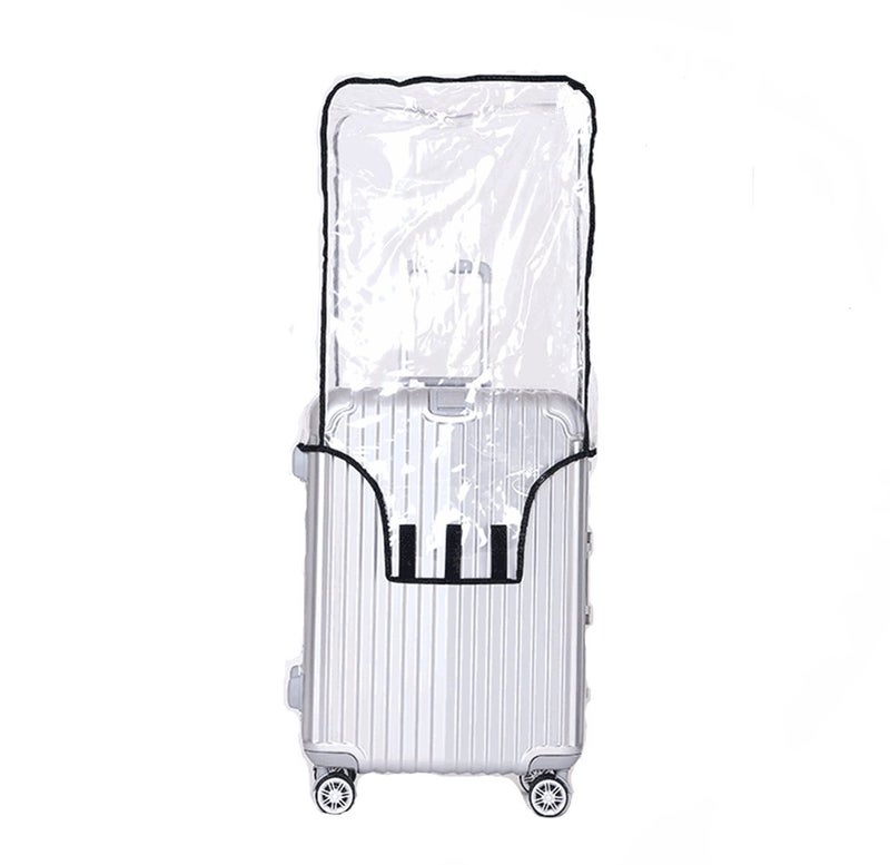 JenKin Luggage Protector Suitcase Cover PVC Waterproof Travel Suitcase Fits Most 20" to 30"ï¼ˆ26" (16.9" L x 11.8" W x 26.8" H)ï¼‰ - Image 1